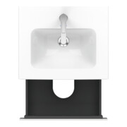 Duravit Meuble sous lavabo Compact L-Cube 52x42,1x55 cm, 2 tiroirs, suspendu, blanc mat-5