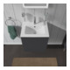 Duravit Meuble sous lavabo Compact L-Cube 52x42,1x55 cm, 2 tiroirs, suspendu, gris mat-4