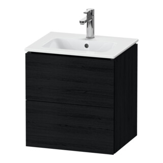 Duravit Meuble sous-lavabo Compact L-Cube 52x42,1x55cm, 2 tiroirs, suspendu, blanc œuf