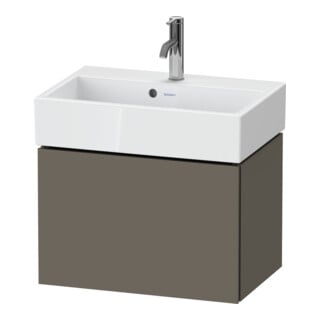 Duravit Meuble sous-lavabo Compact L-Cube 58,4x39,1x39,4 cm, 1 tiroir, mural, blanc brillant M