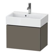 Duravit Meuble sous-lavabo Compact L-Cube 58,4x39,1x39,4 cm, 1 tiroir, mural, blanc brillant M-1