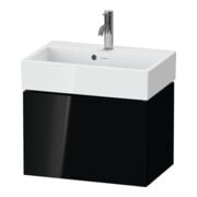 Duravit Meuble sous-lavabo Compact L-Cube 58,4x39,1x39,4 cm, 1 tiroir, suspendu, blanc brillant
