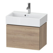 Duravit Meuble sous-lavabo Compact L-Cube 58,4x39,1x39,4 cm, 1 tiroir, suspendu, blanc marbré-1