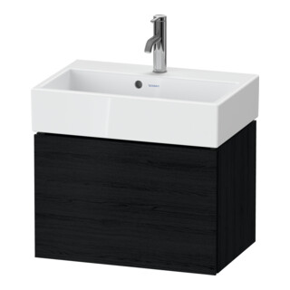 Duravit Meuble sous-lavabo Compact L-Cube 58,4x39,1x39,4 cm, 1 tiroir, suspendu, blanc œuf