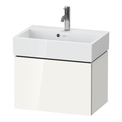 Duravit Meuble sous-lavabo Compact L-Cube 58,4x39,1x39,4 cm, 1 tiroir, suspendu, graph ma
