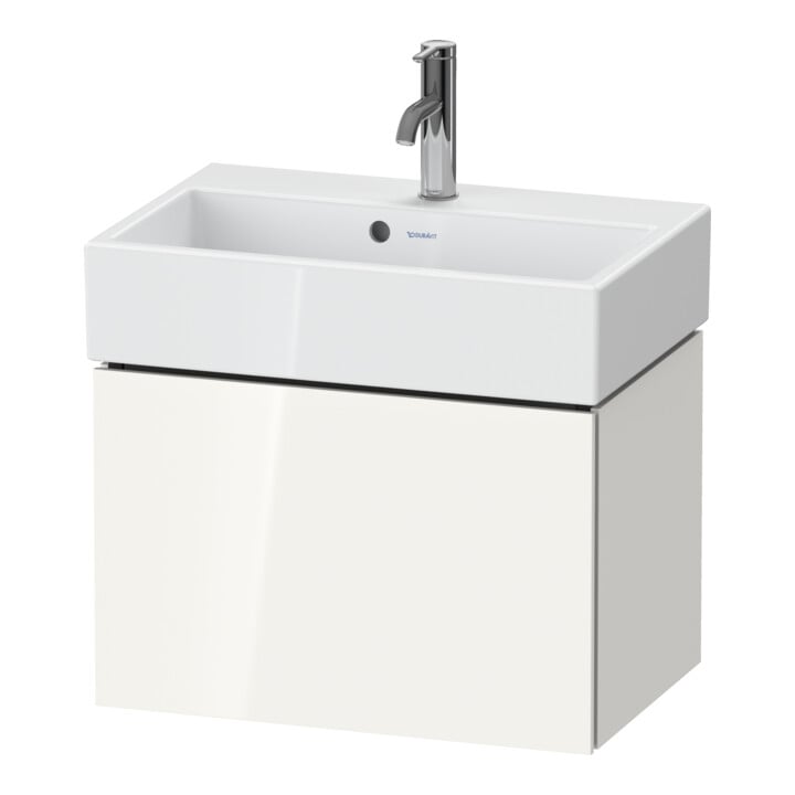 Duravit Meuble sous-lavabo Compact L-Cube 58,4x39,1x39,4 cm, 1 tiroir, suspendu, graph ma