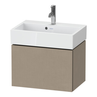 Duravit Meuble sous-lavabo Compact L-Cube 58,4x39,1x39,4 cm, 1 tiroir, suspendu, lin