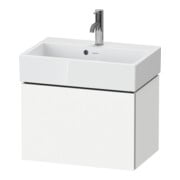 Duravit Meuble sous lavabo Compact L-Cube 58,4x39,1x39,4cm, 1 tiroir, suspendu, blanc mat