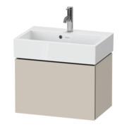 Duravit Meuble sous-lavabo Compact L-Cube 58,4x39,1x39,4cm, 1 tiroir, suspendu, Tau mat