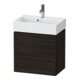 Duravit Meuble sous-lavabo Compact L-Cube 58,4x39,1x54,4cm, 2 tiroirs, mural, noyer verni-1