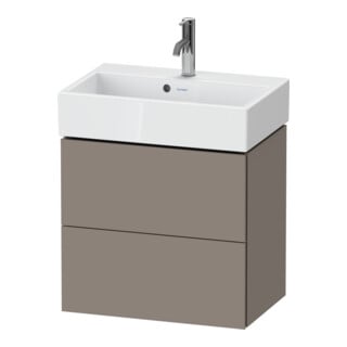 Duravit Meuble sous-lavabo Compact L-Cube 58,4x39,1x54,4cm, 2 tiroirs, suspendu, bas. ma