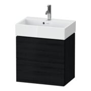 Duravit Meuble sous lavabo Compact L-Cube 58,4x39,1x54,4cm, 2 tiroirs, suspendu, blanc œuf-1