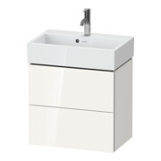 Duravit Meuble sous lavabo Compact L-Cube 58,4x39,1x54,4cm, 2 tiroirs, suspendu, graph ma-4