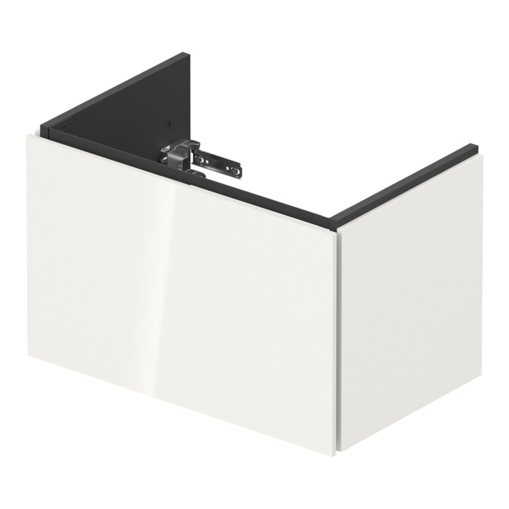 Duravit Meuble sous lavabo Compact L-Cube 62x39,1 cm, blanc brillant, 1 tiroir, suspendu
