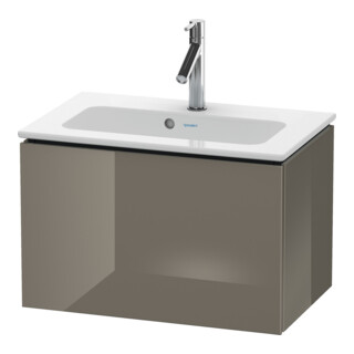 Duravit Meuble sous lavabo Compact L-Cube 62x39,1 cm, blanc brillant, 1 tiroir, suspendu
