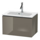 Duravit Meuble sous lavabo Compact L-Cube 62x39,1 cm, blanc brillant, 1 tiroir, suspendu-1