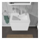 Duravit Meuble sous lavabo Compact L-Cube 62x39,1 cm, blanc hgl, 2 tiroirs, mural-2