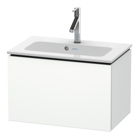 Duravit Meuble sous-lavabo Compact L-Cube 62x39,1 cm, blanc mat, 1 tiroir, suspendu