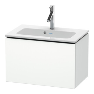 Duravit Meuble sous-lavabo Compact L-Cube 62x39,1 cm, blanc mat, 1 tiroir, suspendu