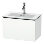 Duravit Meuble sous-lavabo Compact L-Cube 62x39,1 cm, blanc mat, 1 tiroir, suspendu
