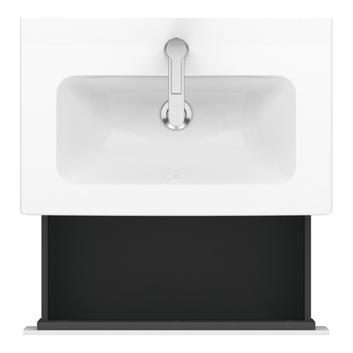 Duravit Meuble sous-lavabo Compact L-Cube 62x39,1 cm, blanc mat, 1 tiroir, suspendu