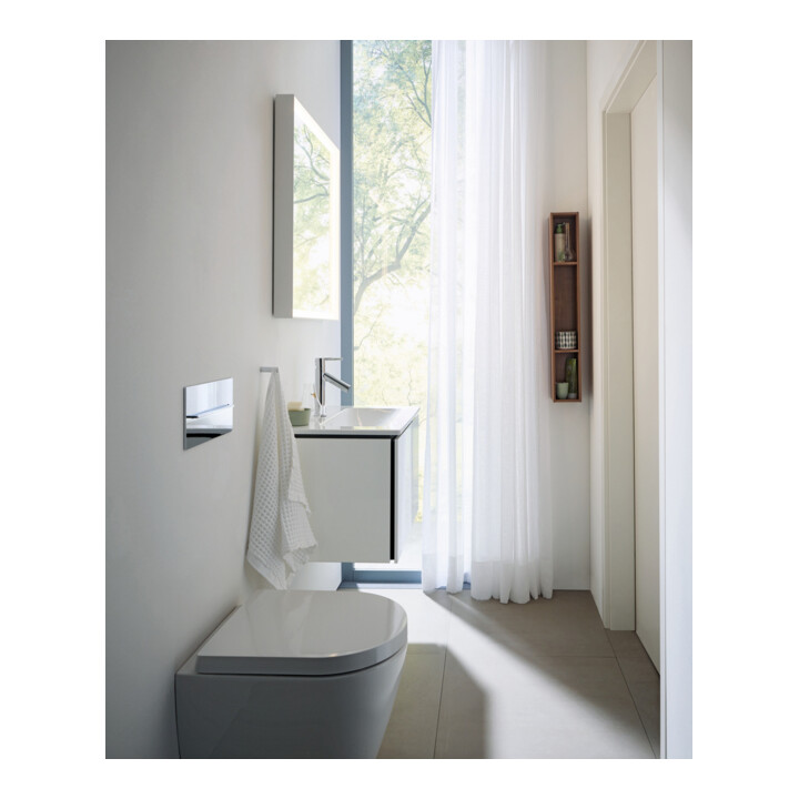 Duravit Meuble sous-lavabo Compact L-Cube 62x39,1 cm, blanc mat, 1 tiroir, suspendu