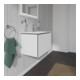Duravit Meuble sous-lavabo Compact L-Cube 62x39,1 cm, blanc mat, 1 tiroir, suspendu