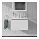 Duravit Meuble sous-lavabo Compact L-Cube 62x39,1 cm, blanc mat, 1 tiroir, suspendu-4