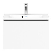 Duravit Meuble sous-lavabo Compact L-Cube 62x39,1 cm, blanc mat, 1 tiroir, suspendu-4