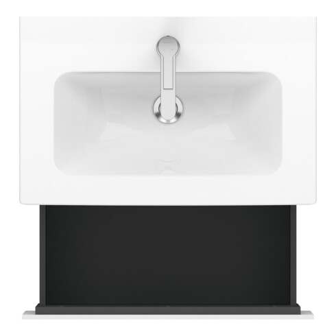 Duravit Meuble sous-lavabo Compact L-Cube 62x39,1 cm, blanc mat, 1 tiroir, suspendu