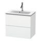 Duravit Meuble sous-lavabo Compact L-Cube 62x39,1 cm, blanc mat, 2 tiroirs, suspendu-1