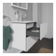Duravit Meuble sous lavabo Compact L-Cube 62x39,1 cm, blanc mat, 2 tiroirs, suspendu-2