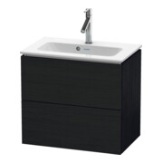 Duravit Meuble sous lavabo Compact L-Cube 62x39,1 cm, blanc œuf, 2 tiroirs, suspendu