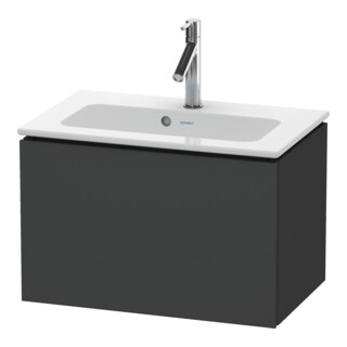 Duravit Meuble sous-lavabo Compact L-Cube 62x39,1 cm, graph ma, 1 tiroir, suspendu
