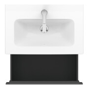 Duravit Meuble sous-lavabo Compact L-Cube 62x39,1 cm, graph ma, 1 tiroir, suspendu-2