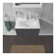 Duravit Meuble sous-lavabo Compact L-Cube 62x39,1 cm, graph ma, 1 tiroir, suspendu-2