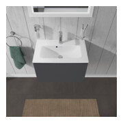 Duravit Meuble sous-lavabo Compact L-Cube 62x39,1 cm, graph ma, 1 tiroir, suspendu-2