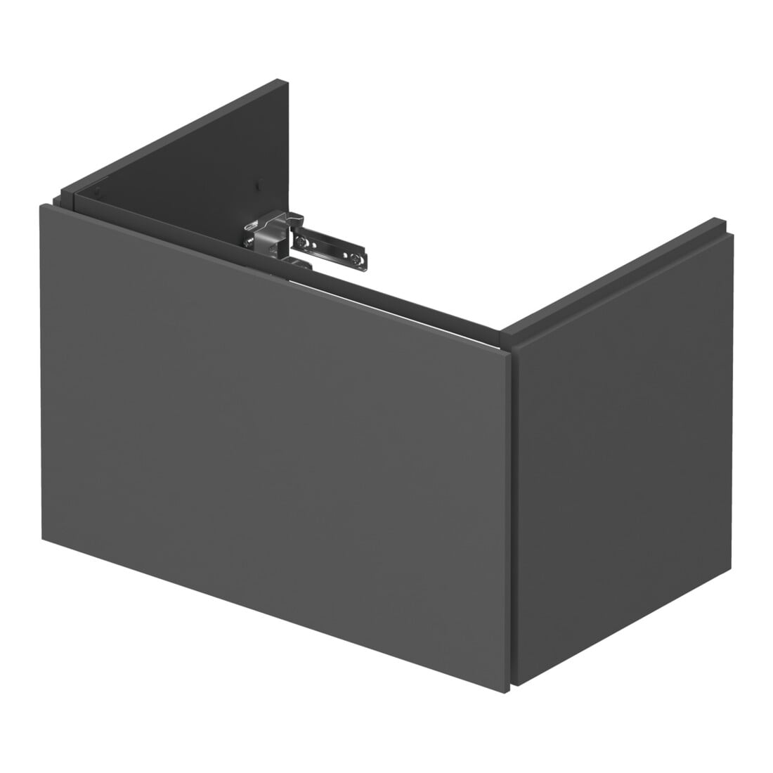 Duravit Meuble sous-lavabo Compact L-Cube 62x39,1 cm, graph ma, 1 tiroir, suspendu