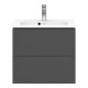 Duravit Meuble sous lavabo Compact L-Cube 62x39,1 cm, graph ma, 2 tiroirs, suspendu-4