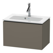 Duravit Meuble sous lavabo Compact L-Cube 62x39,1 cm, gris mat, 1 tiroir, suspendu-1