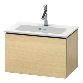 Duravit Meuble sous-lavabo Compact L-Cube 62x39,1 cm, méd. chêne, 1 tiroir, suspendu