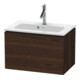 Duravit Meuble sous lavabo Compact L-Cube 62x39,1 cm, noyer, 1 tiroir, suspendu-1