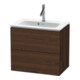 Duravit Meuble sous-lavabo Compact L-Cube 62x39,1 cm, noyer, 2 tiroirs, suspendu-1