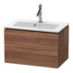 Duravit Meuble sous-lavabo Compact L-Cube 62x39,1 cm, noyer naturel, 1 tiroir, suspendu-1