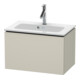Duravit Meuble sous lavabo Compact L-Cube 62x39,1 cm, taupe, 1 tiroir, suspendu-1