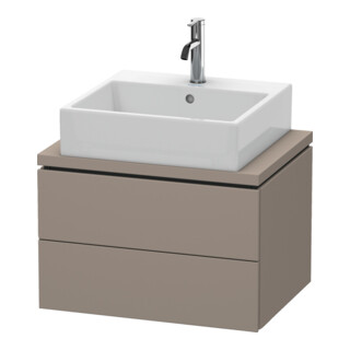 Duravit Meuble sous-lavabo Compact L-Cube 62x47,7 cm, base, 2 tiroirs