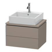 Duravit Meuble sous-lavabo Compact L-Cube 62x47,7 cm, base, 2 tiroirs-1