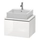 Duravit Meuble sous-lavabo Compact L-Cube 62x47,7 cm, blanc mat, avec console, 1 tiroir-4
