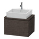 Duravit Meuble sous-lavabo Compact L-Cube 62x47,7 cm, chêne foncé, 1 tiroir-1