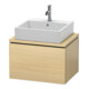 Duravit Meuble sous-lavabo Compact L-Cube 62x47,7 cm, méd. œuf, c. console, 1 tiroir-1